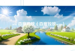 seo 百度投放（百度投放sem）