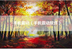 手机震动（手机震动软件）