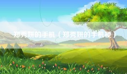 郑秀妍的手机（郑秀妍的手机梗）