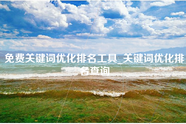 免费关键词优化排名工具_关键词优化排名查询