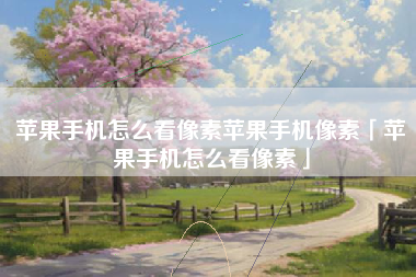 苹果手机怎么看像素苹果手机像素「苹果手机怎么看像素」 苹果手机怎么看像素苹果手机像素「苹果手机怎么看像素」